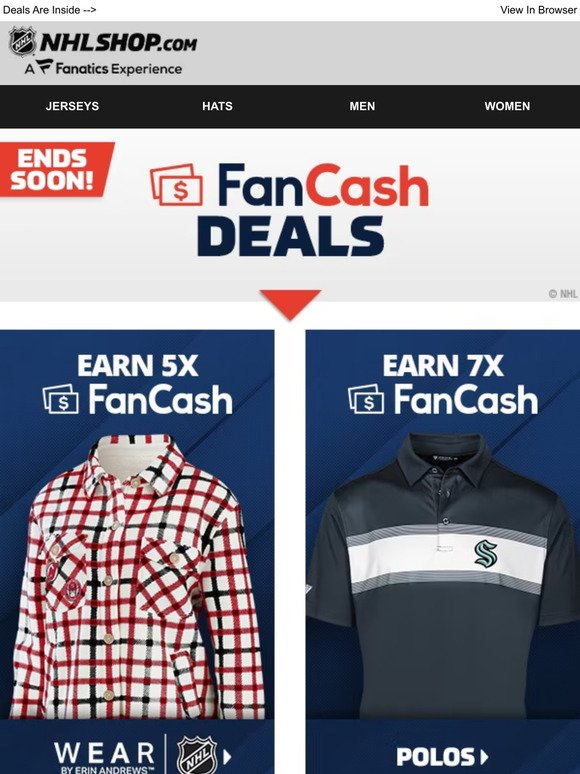 Check Out FanCash Weekly Deals >>>
