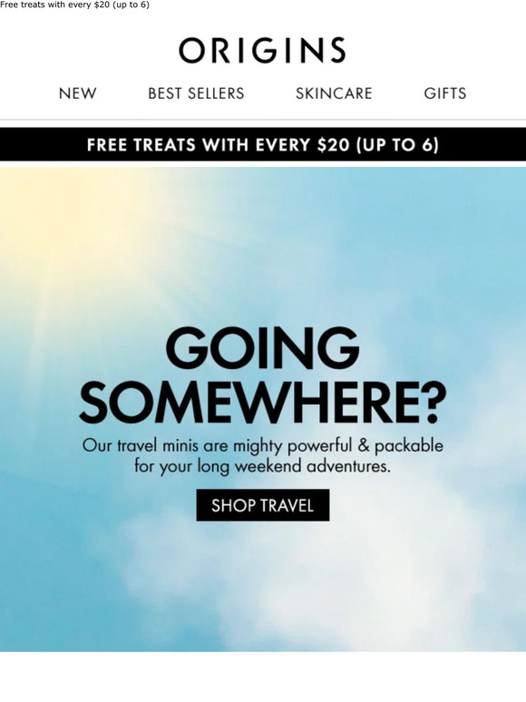 Origins Travel Minis ️ = Long Weekend Ready Milled