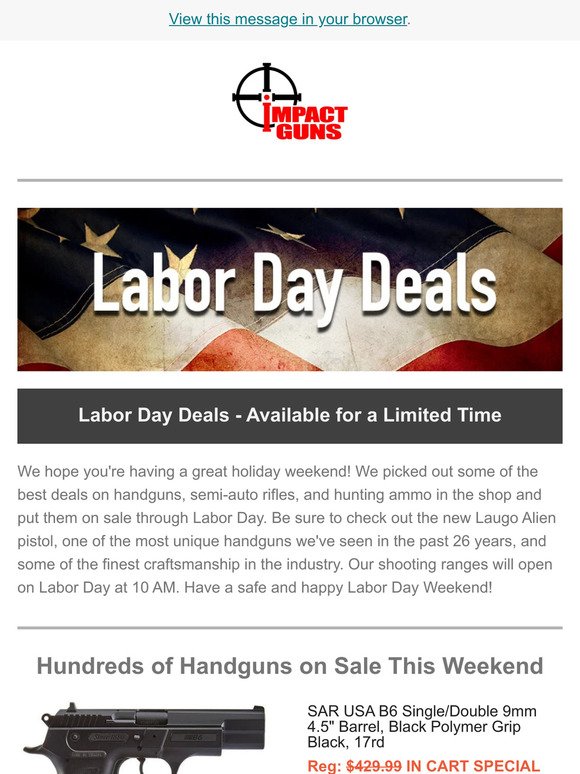 Labor Day Weekend Deals 🇺🇸