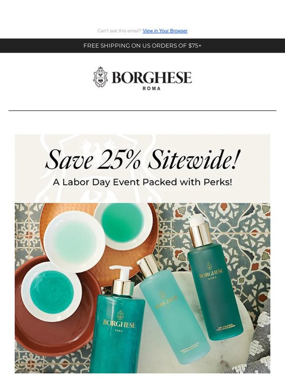 Labor Day Event: Stock Up, Save 25%