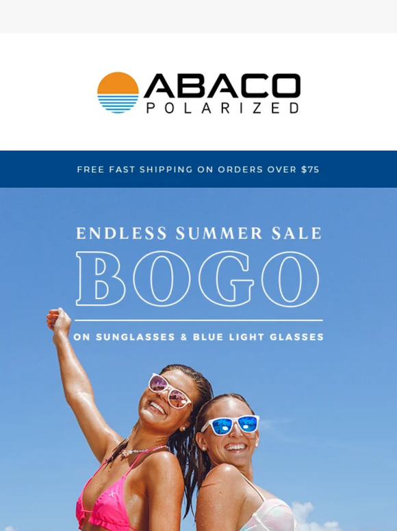 Abaco Polarized Endless Summer BOGO Sale Milled