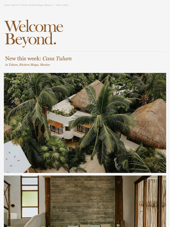 New this week: Casa Tulum