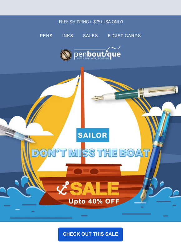 ALERT: Sailor Do Not Miss The Boat Sale