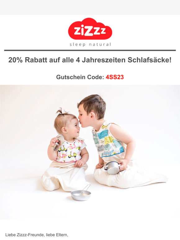 20% Rabatt auf alle 4 Jahreszeiten Schlafsäcke