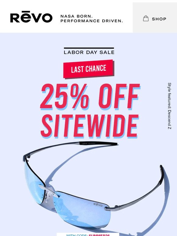Don't Miss Last Chance for 25% OFF Sitewide🔥