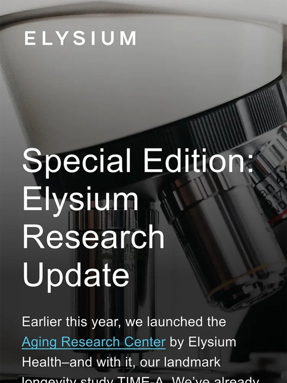 Special edition: Elysium Clinical Trial Update