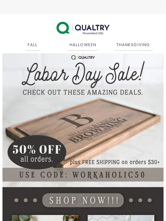 Qualtry Personalized Gifts Deals - Up To 60% Off - Dayton