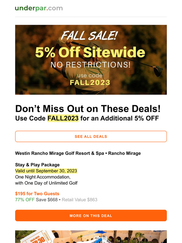 FALL SALE - Additional 5% OFF! (Discount Code Inside)
