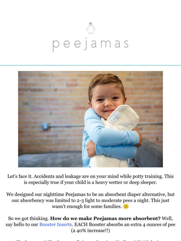 Peejamas: Diaper Alternative for Nighttime Potty Training