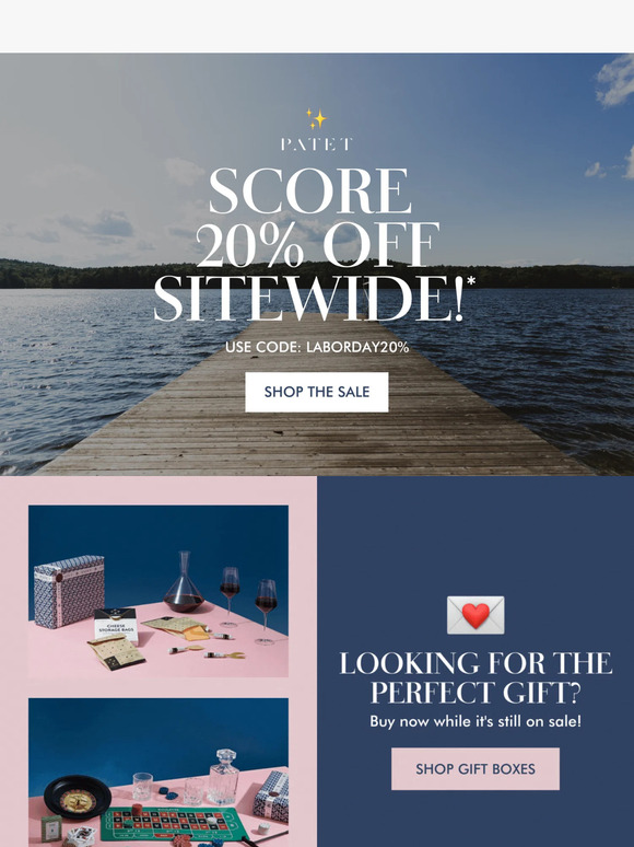 CLAIM 20% OFF SITEWIDE! 🎁