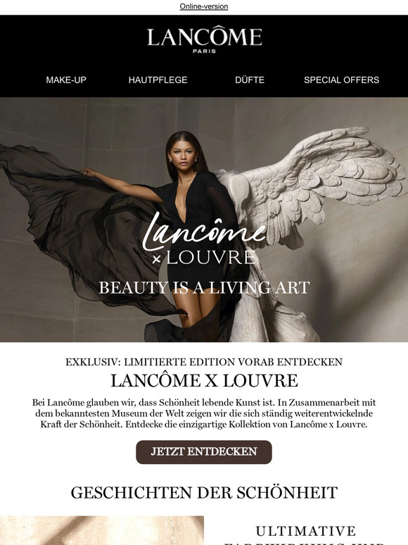 ⟁ NEU: LANCÔME x LOUVRE -  limitierte Edition vorab entdecken! ⟁