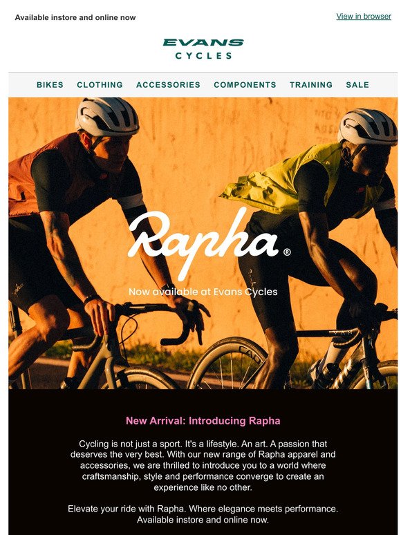 New Arrival: Introducing Rapha