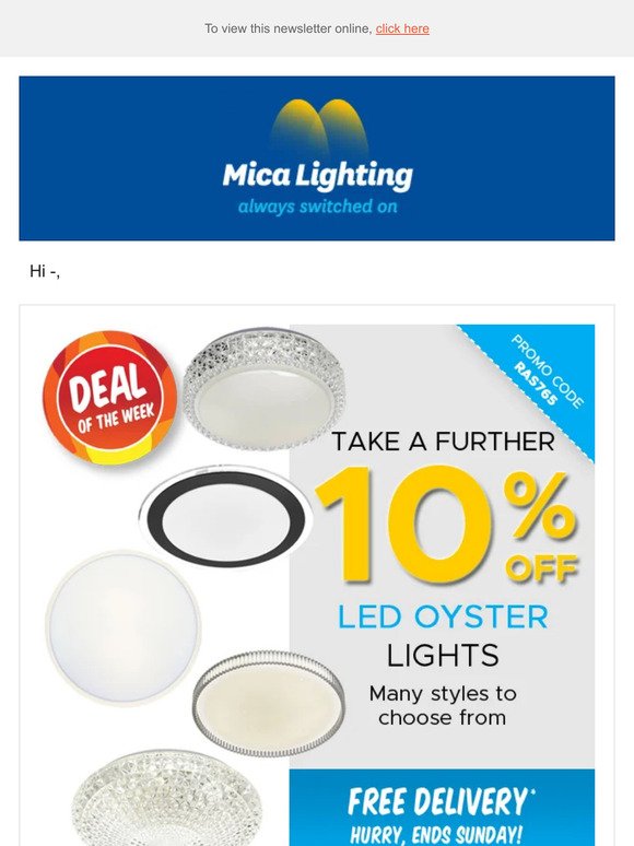 Buy Once - No Need 2 Replace! 🤩 Till Sunday Enjoy 10% OFF LED Oster Lights