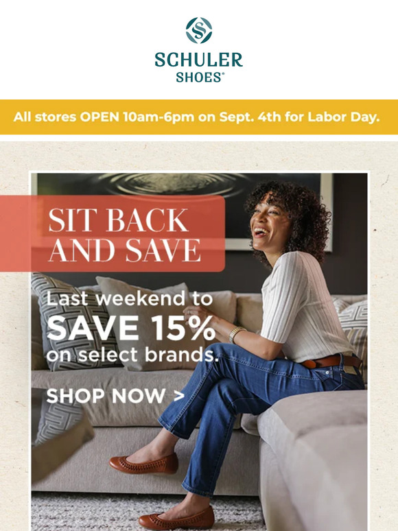 Schuler Shoes Have a great weekend! Milled