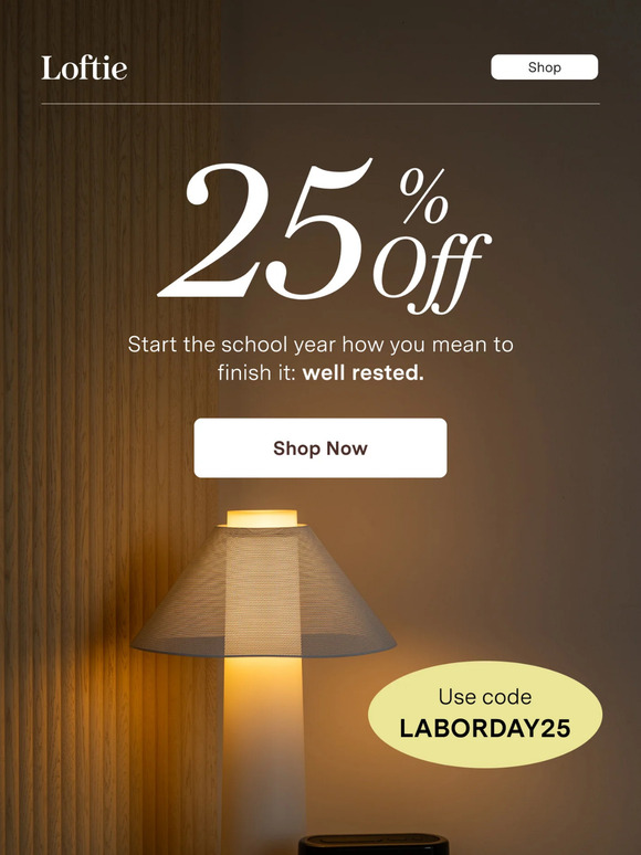 Take 25% OFF everything!