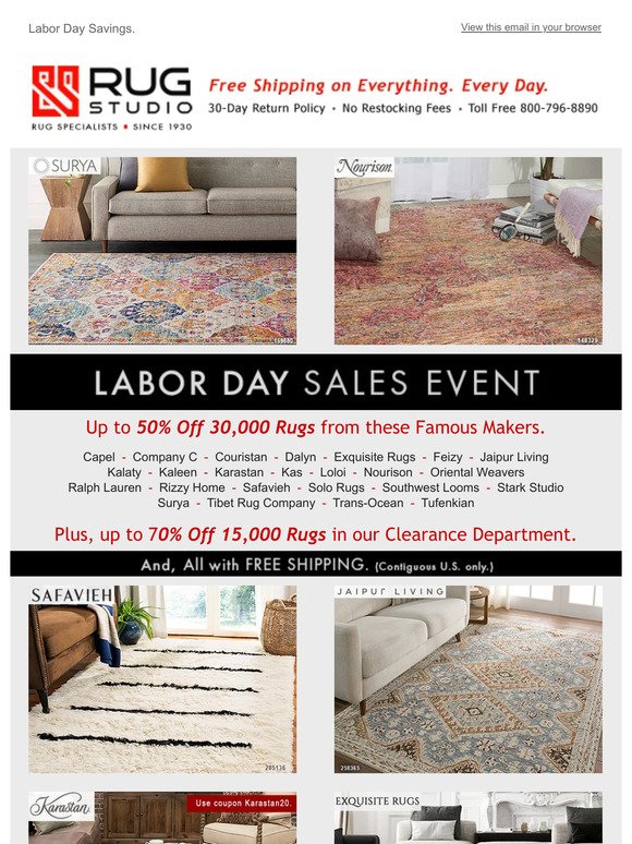 Labor Day Events Start Now • Up to 70% Off