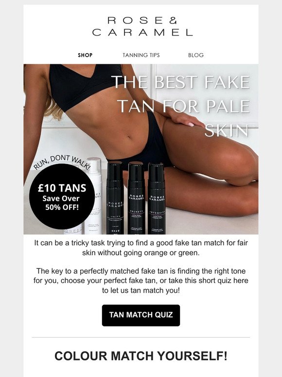 The BEST Fake Tan For Pale Skin💕