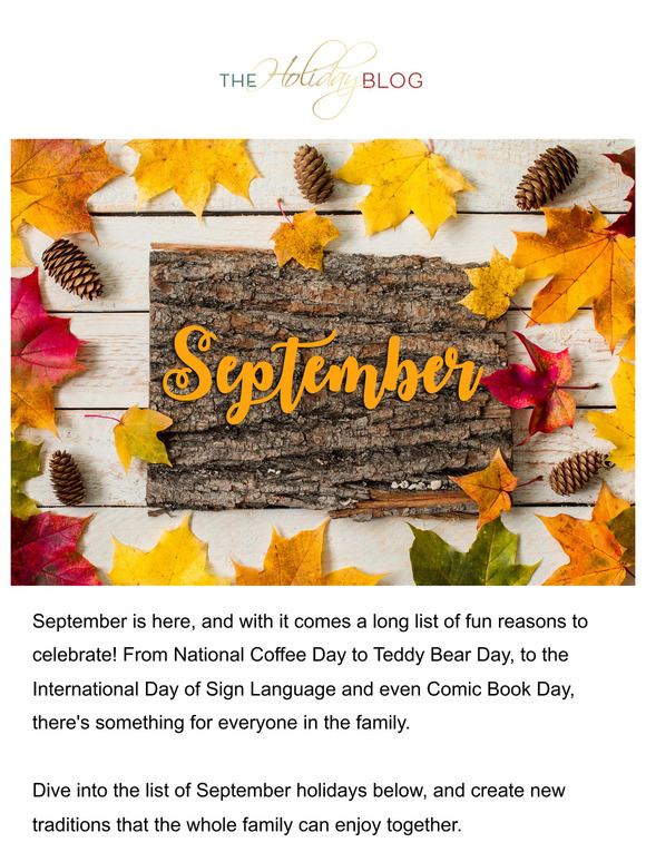 CHERRY HILL PROGRAMS 7 Fun Holidays to Celebrate this September 🎉 Milled