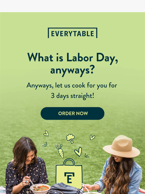 It’s Labor Day weekend. Is your table ready?