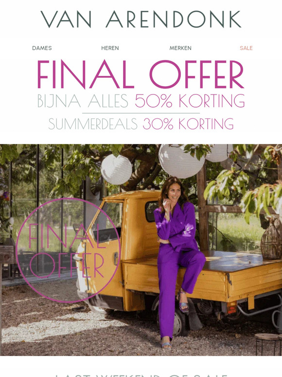 LAATSTE KANS! Merken met héél veel korting  😍