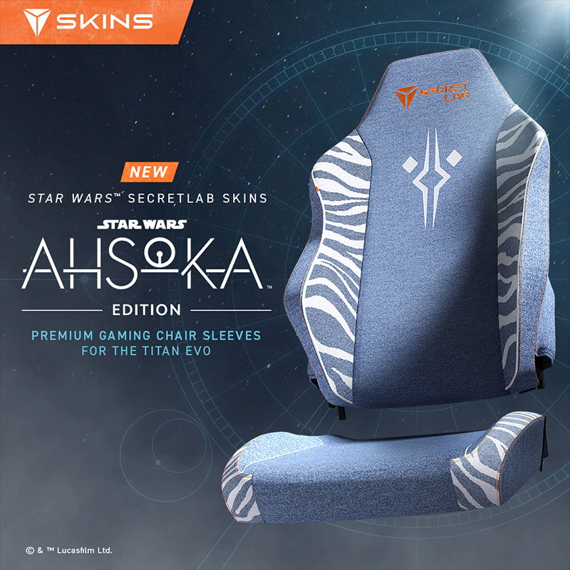 Secretlab: [NEW] STAR WARS™ Ahsoka™ Edition of Secretlab SKINS | Milled