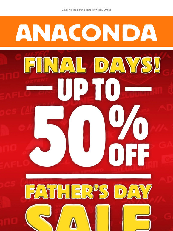 UP TO 50% OFF FATHER'S DAY SALE | FINAL DAYS