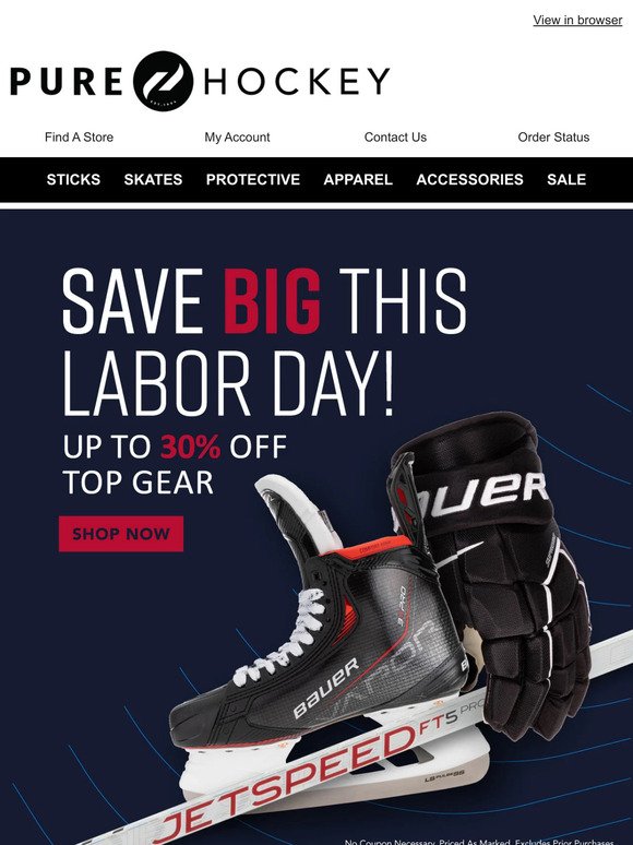 These Deals Are No Joke! Shop Our Back To Hockey Sale & Score Great Deals On Top Gear!