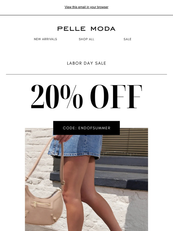 20% OFF Labor Day Sale Starts Now 🖤