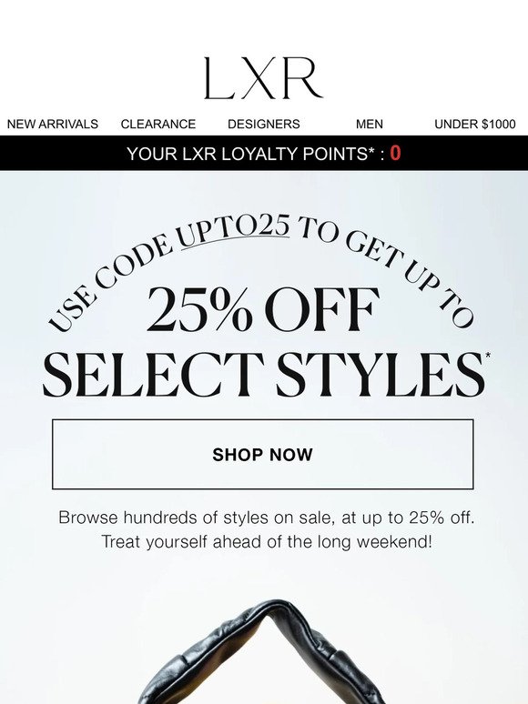Up to 25% off