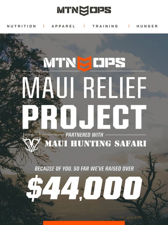 Help us reach $50,000 // Maui Relief Project
