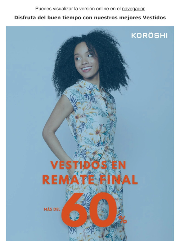 Vestidos desde 9.99€ Remate final