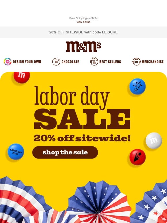 🎉20% Savings for Labor Day
