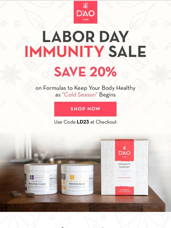 Save 20% on Herbs for Immunity, Sore Throats & More 🌿