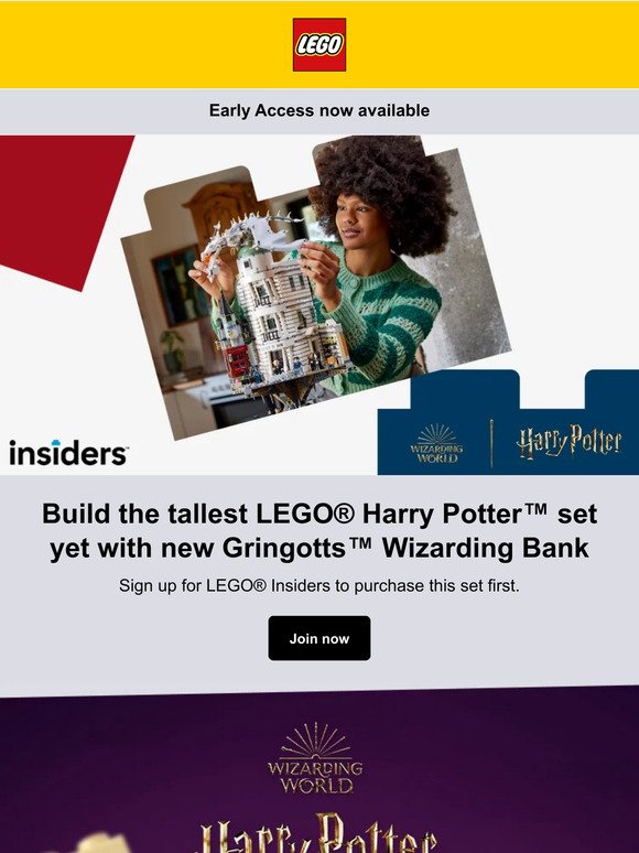 Build the new Gringotts™ Wizarding Bank – Collectors’ Edition