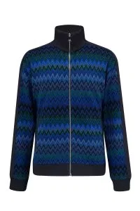 Missoni Zigzag Track Jacket Navy 