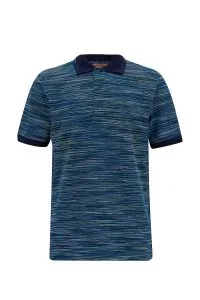 Missoni Men's Space-dyed Polo Shirt Green - New S23 Collection