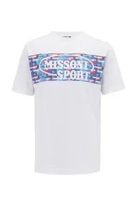 Missoni Men's Monogram Print T-shirt White - New S23 Collection