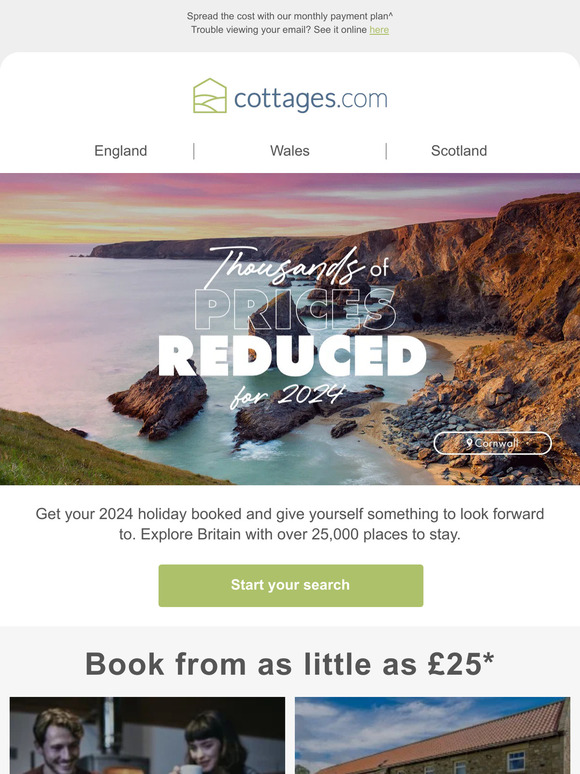 Prices reduced for 2024 ✨ Book from just £25*