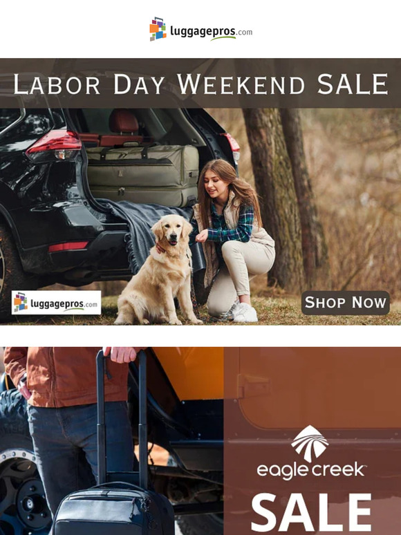 Huge Discounts for our Labor Day Weekend Sale