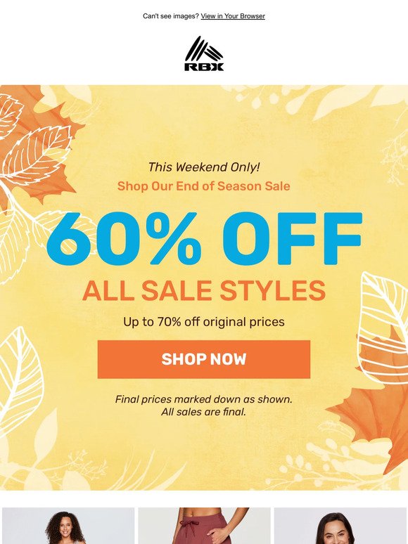 Have You Saved 60% Off Sale Yet?