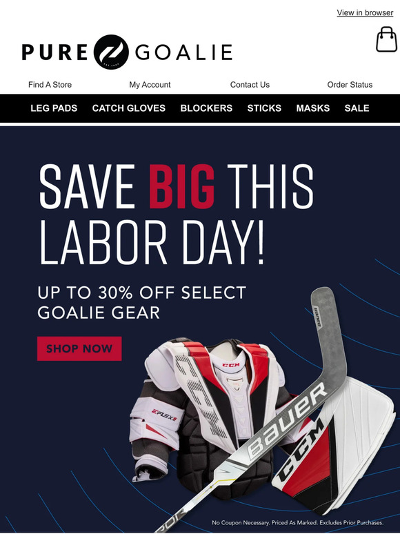 Stack The Pads & Save On Our Top Goalie Deals - No Coupon Required!
