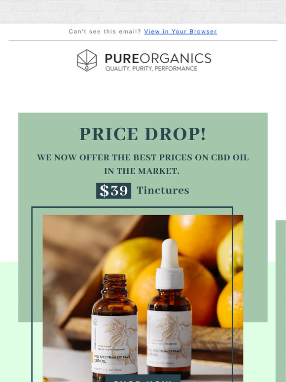 Citrus CBD Bliss for just $39