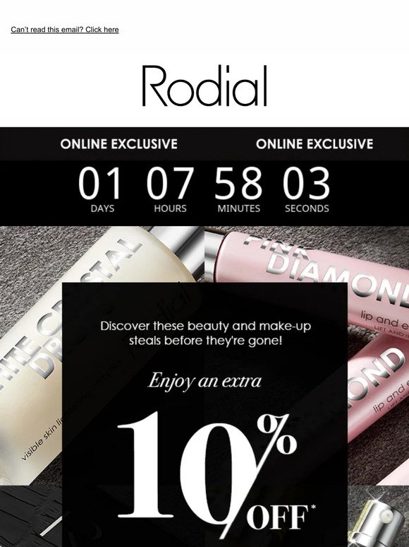 EXTRA 10% OFF OUTLET ENDING SOON!