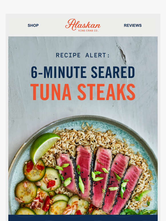 Alaskan King Crab Co. The secret to 6minute seared tuna... Milled