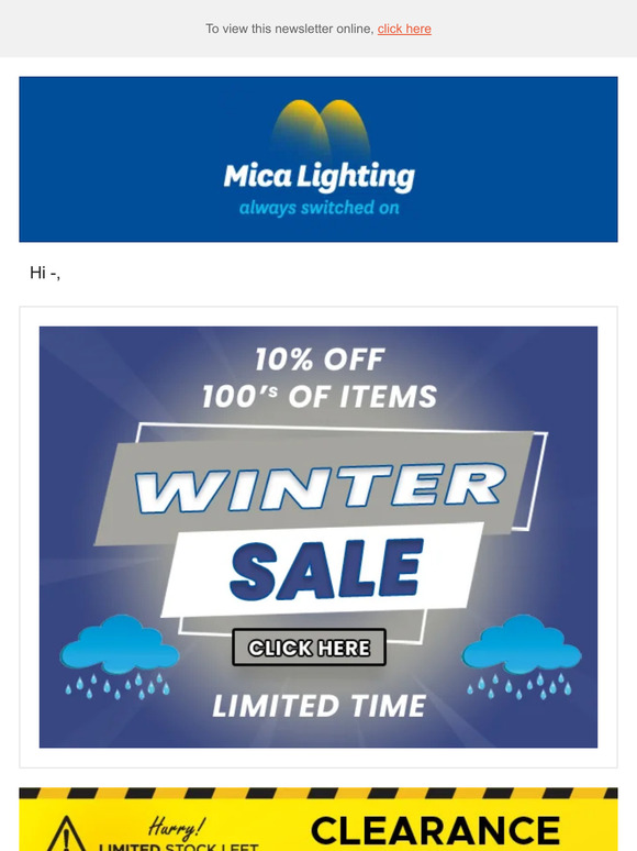 Winter Won't Last Forever - Neither will the SALE! ⏰
