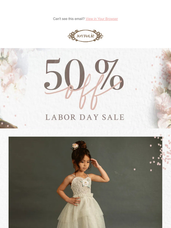 This Weekend Only: 50% Off Dresses 💌