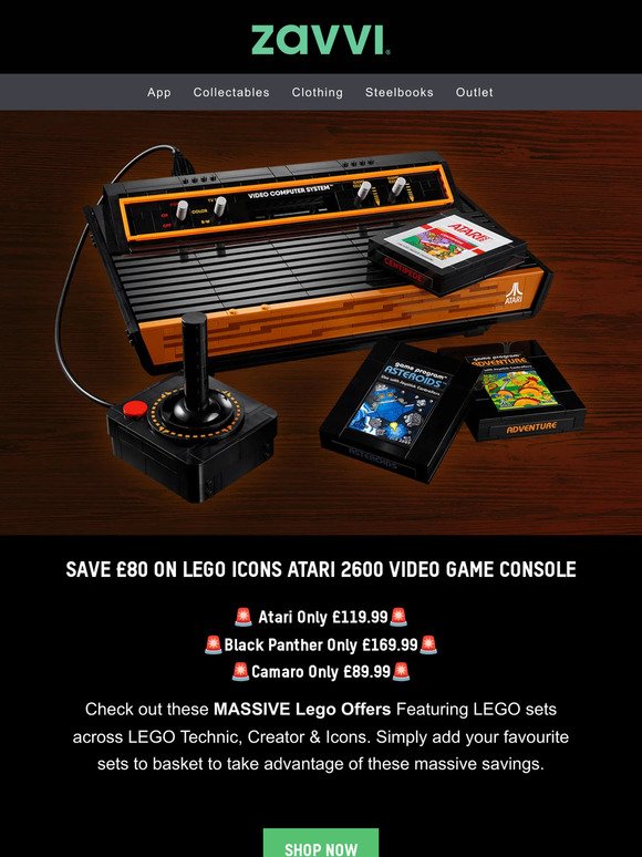 LEGO Alert Save £80! LEGO Atari, plus more!