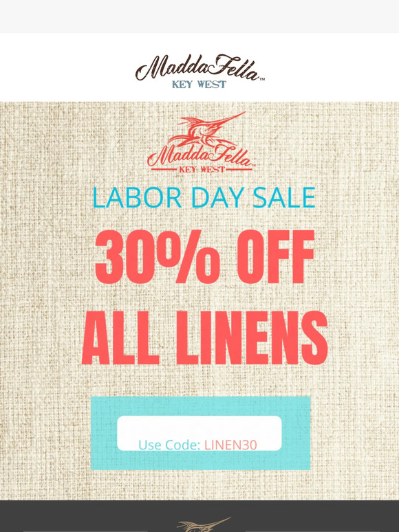 Linen Sale Continues