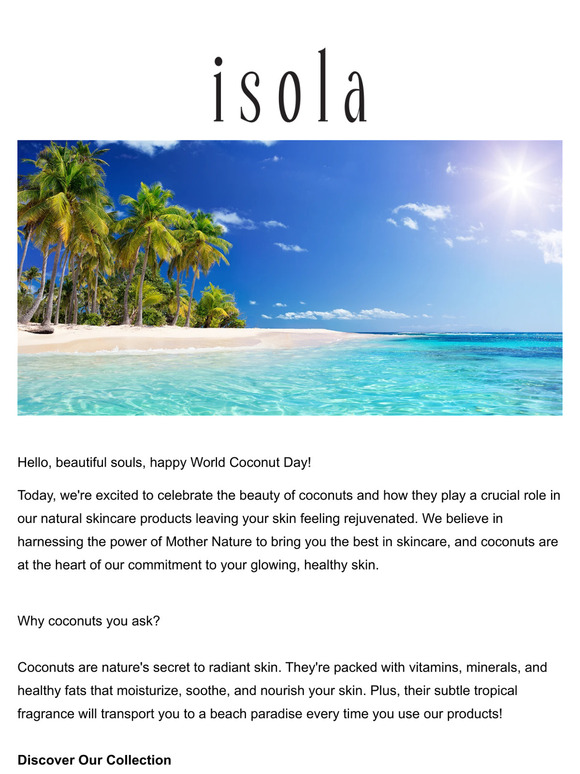 Celebrate World Coconut Day with us