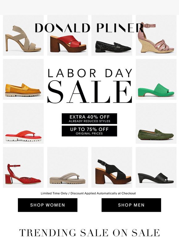 New Styles Added to Labor Day Sale!